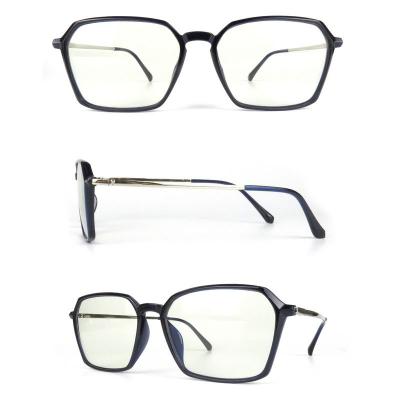 H20237 Unisex Polarized black Hybrid Full Rim Geometric Modern Sunglasses Eyewear