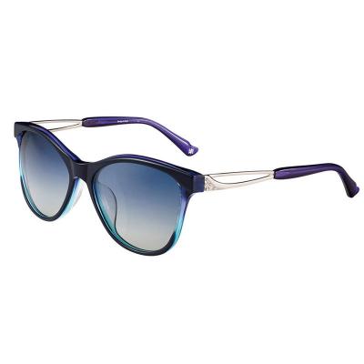 H8321 Women's Durable blue Hybrid Full Rim Cat Eye Luxury Sunglasses Eyewear