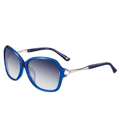 H8325 Women's UV400 Protection blue Hybrid Full Rim Butterfly Luxury Sunglasses Eyewear