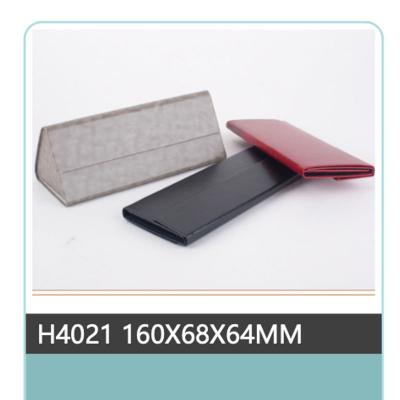 H4021 Unisex CE Certified Gunmetal Grey Dark Metal Hybrid Square Luxury Premium High End Sunglasses Eyewear