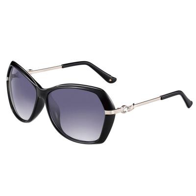 H8310 Women's Durable black Hybrid Full Rim Butterfly Luxury Sunglasses Eyewear