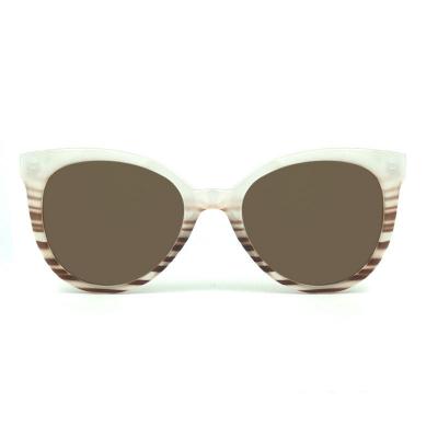 P10294 ivory cat eye pc/tr90 sunglasses