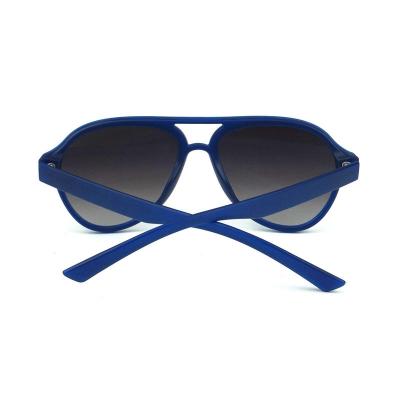 P10490 navy blue aviator pc/tr90 sunglasses