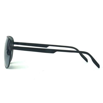 M10672 gray aviator metal sunglasses
