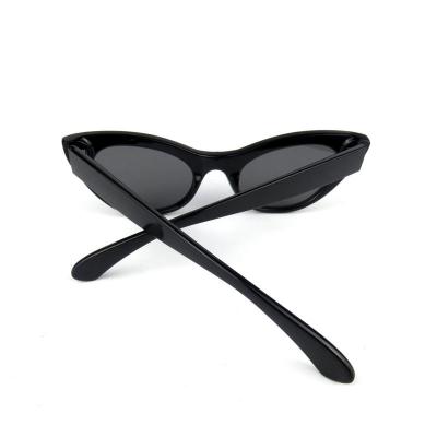 P10466 black cat eye pc/tr90 sunglasses