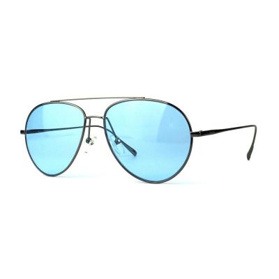M10505 gray aviator metal sunglasses