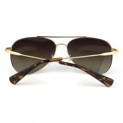 M10715 gold aviator metal sunglasses