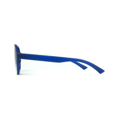 P10490 navy blue aviator pc/tr90 sunglasses