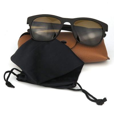 P10516 black square pc/tr90 sunglasses