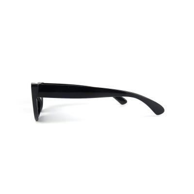 P10466 black cat eye pc/tr90 sunglasses