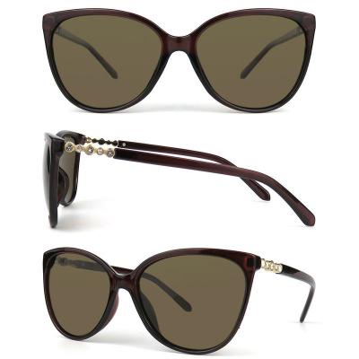 P10514 tortoise cat eye pc/tr90 sunglasses