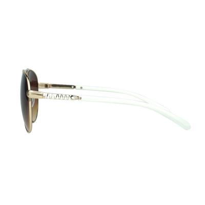 M10504 gold aviator metal sunglasses
