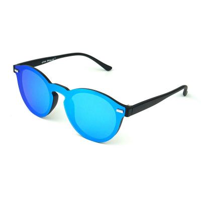 P10459 silver round pc/tr90 sunglasses