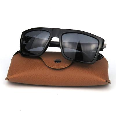 P10511 black square pc/tr90 sunglasses