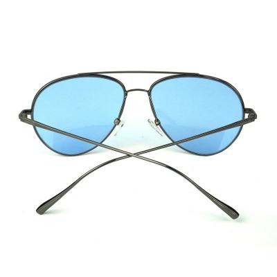 M10505 gray aviator metal sunglasses
