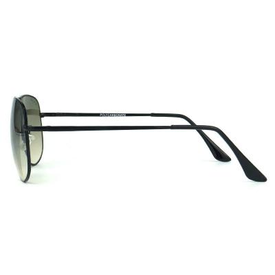 M10690 black aviator metal sunglasses