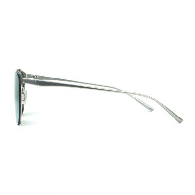 M10626 silver aviator metal sunglasses