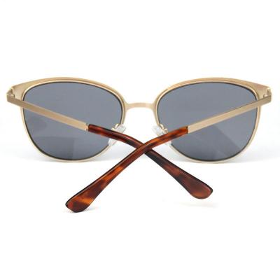 M10717 gold square metal sunglasses