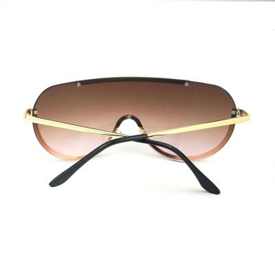 M10695 gold shield metal sunglasses
