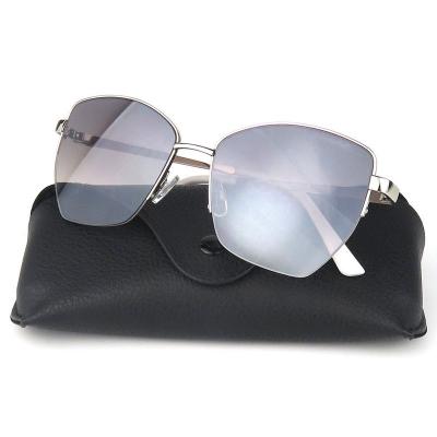 M10748 silver cat eye metal sunglasses