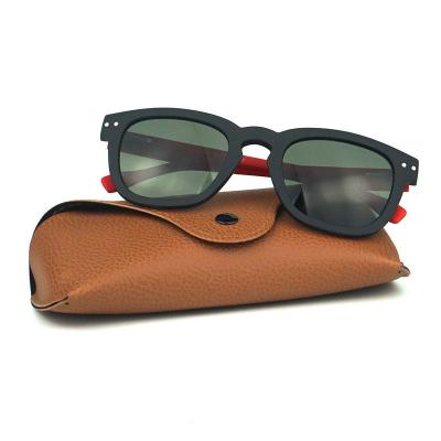 P10383 black square pc/tr90 sunglasses
