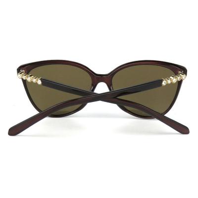 P10514 tortoise cat eye pc/tr90 sunglasses
