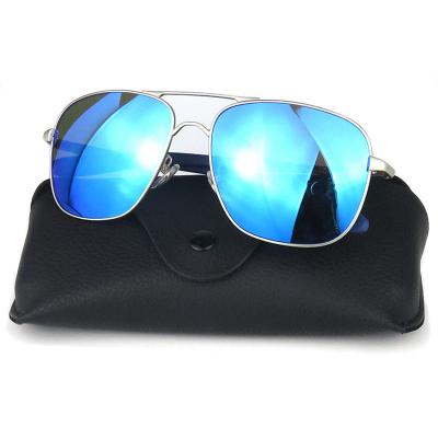 M10746 silver square metal sunglasses