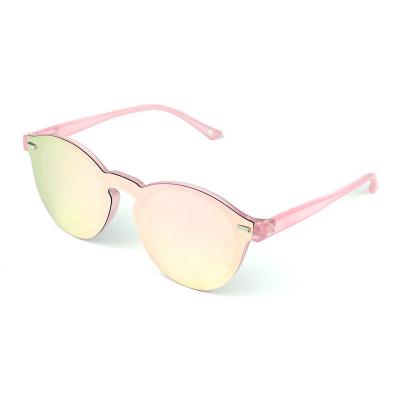 P10459 silver round pc/tr90 sunglasses