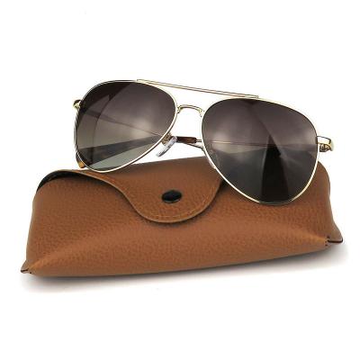 M10715 gold aviator metal sunglasses