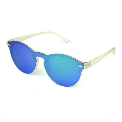 P10459 silver round pc/tr90 sunglasses
