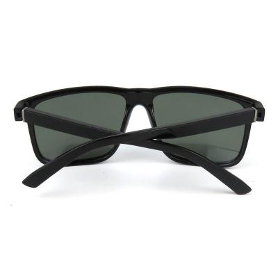 P10513 black square pc/tr90 sunglasses