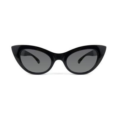 P10466 black cat eye pc/tr90 sunglasses