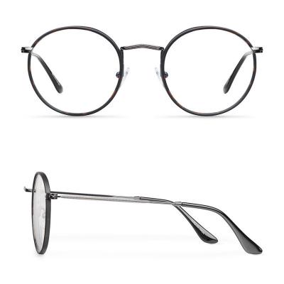 M10664 gold round metal sunglasses