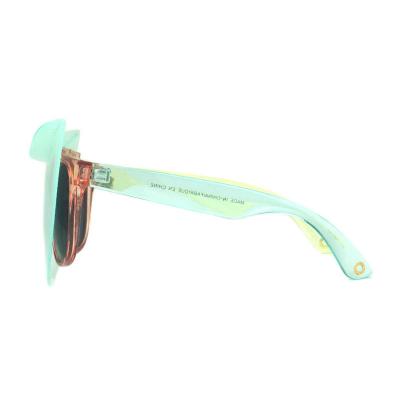 P10442 pink square pc/tr90 sunglasses