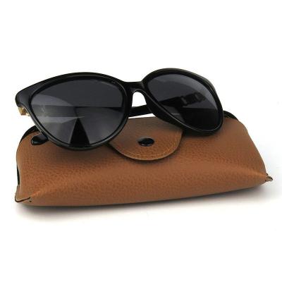 P10512 black cat eye pc/tr90 sunglasses