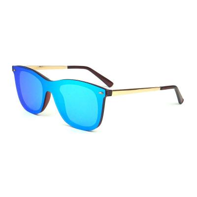 P10458 brown square pc/tr90 sunglasses