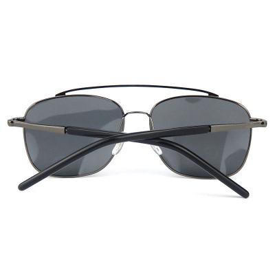 M10741 silver aviator metal sunglasses