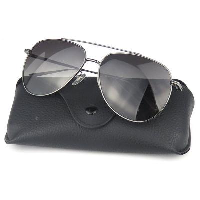 M10737 gray aviator metal sunglasses