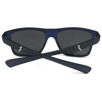 P10525 navy blue rectangular pc/tr90 sunglasses