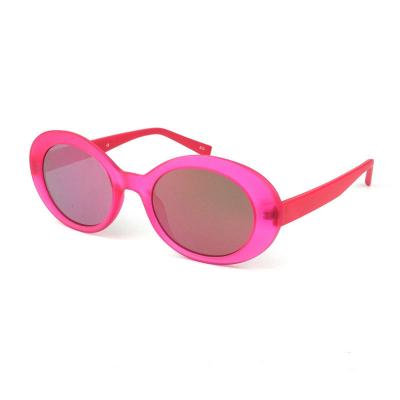 P10486 pink oval pc/tr90 sunglasses