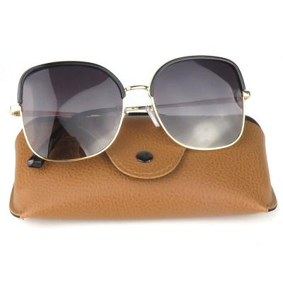 M10806 gold square metal sunglasses