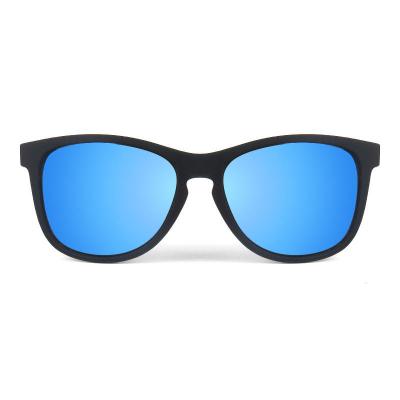 P10597 black square pc/tr90 sunglasses