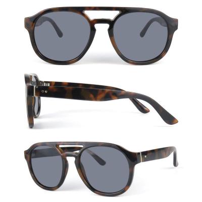 P10583 tortoise aviator pc/tr90 sunglasses