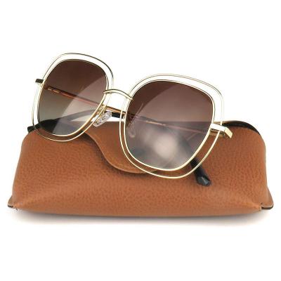 M10779 gold butterfly metal sunglasses