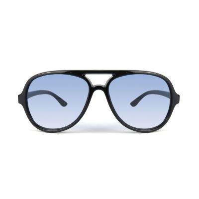 P10616 black aviator pc/tr90 sunglasses