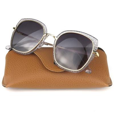 M10812 gold cat eye metal sunglasses