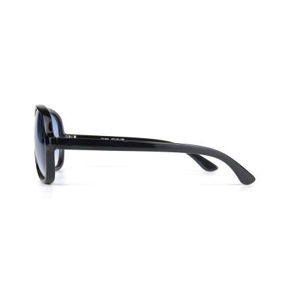 P10616 black aviator pc/tr90 sunglasses