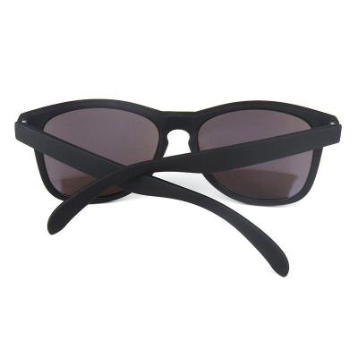P10597 black square pc/tr90 sunglasses