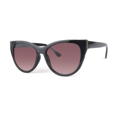 P10587 black cat eye pc/tr90 sunglasses