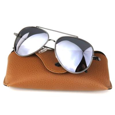 M10775 gray aviator metal sunglasses